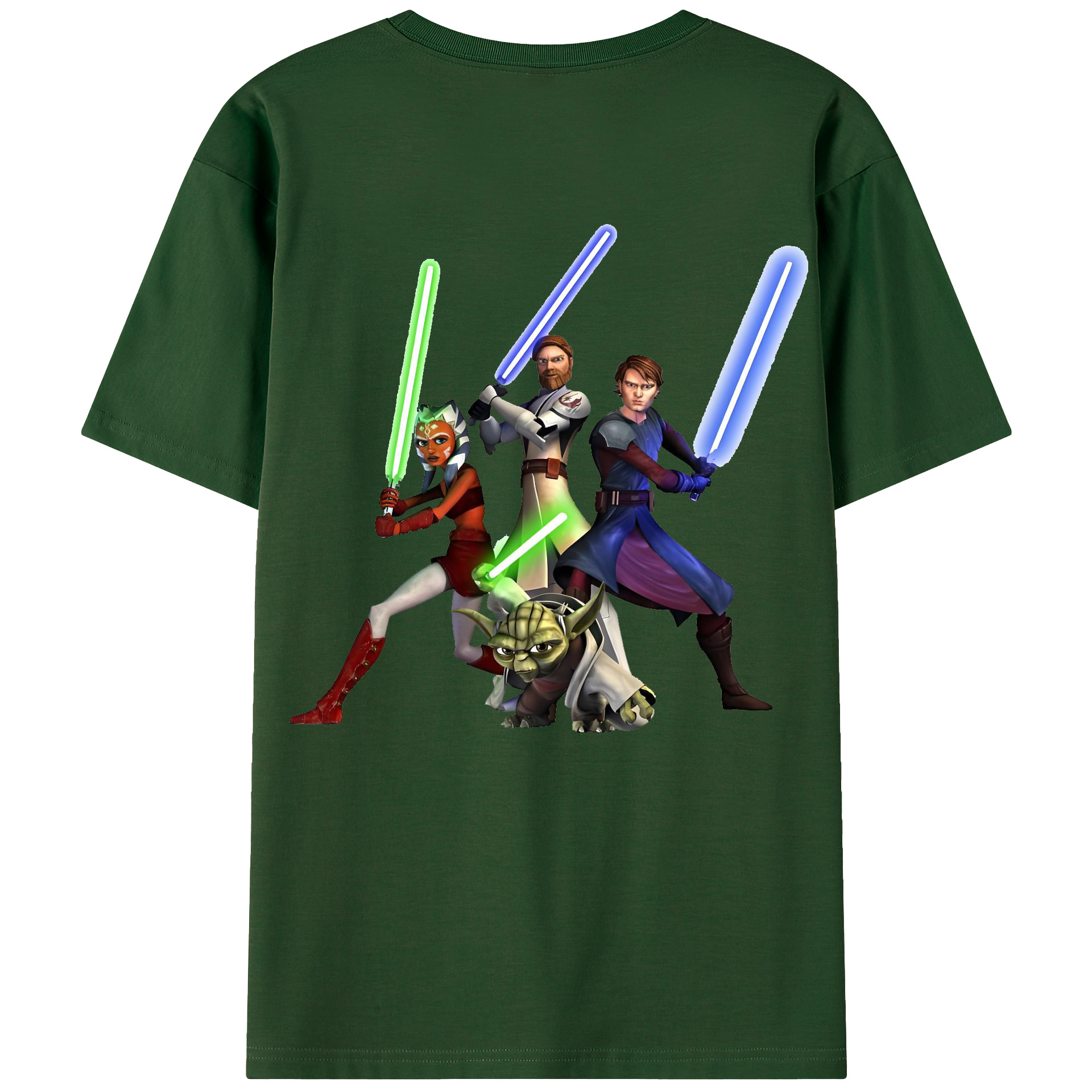 （画像用） スター・ウォーズ Star Wars 綿100％半袖Tシャツ（背面プリント）
